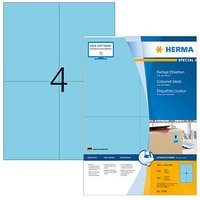 400 HERMA Etiketten 4398 blau 105,0 x 148,0 mm von Herma