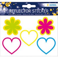 HERMA reflektierende Aufkleber Blumen und Herzen, 5 Etikett von Herma