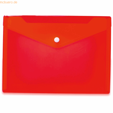 5 x HERMA Brieftasche A5 PP rot von Herma