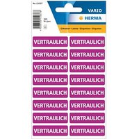 HERMA Hinweisetiketten 15037 Vertraulich, lila 40,0 x 12,5 mm, 5x 320 Etiketten von Herma