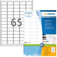 6.500 HERMA Adressetiketten 4254 weiß 38,1 x 21,2 mm von Herma