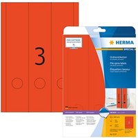 60 HERMA Ordneretiketten 5137 rot von Herma