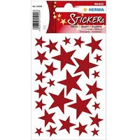 HERMA Aufkleber 15099 Sterne, rot, 10x 27 Etiketten von Herma