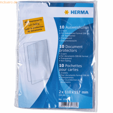 HERMA Ausweishülle (Klapphülle) A6 von Herma