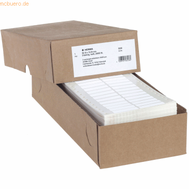 HERMA Computeretiketten endlos 38,1x10,3mm 2-bahnig VE=24000 Stück HERMA Computeretiketten endlos 38,1x10,3mm 2-bahnig VE=24000 Stück von Herma