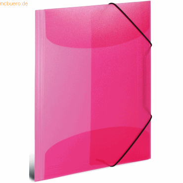 HERMA Sammelmappe A3 PP transluzent pink von Herma