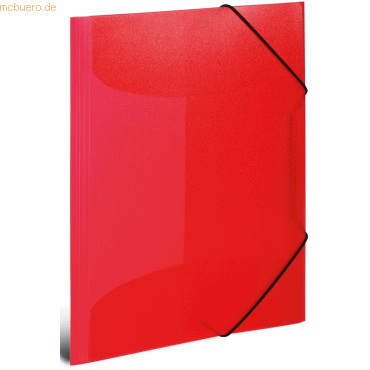 HERMA Sammelmappe A3 PP transluzent rot von Herma