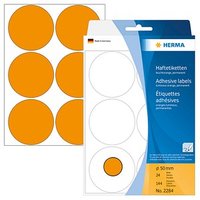 HERMA Klebepunkte 2284 leuchtorange Ø 50,0 mm von Herma