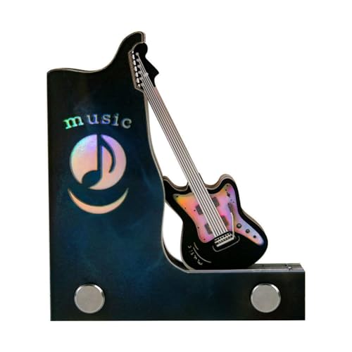 Hermosiey 3D Dreidimensionaler Notizpapier-E-Gitarreninstrument-Multifunktionsstifthalter von Hermosiey