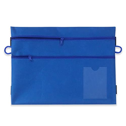 Hermosiey A4 Dokumenten Mappen Tasche mit Kreative SüßE Studenten Brief Papier Tasche GeschäFts Dokumenten Organisator Ablage Produkte,Blau von Hermosiey