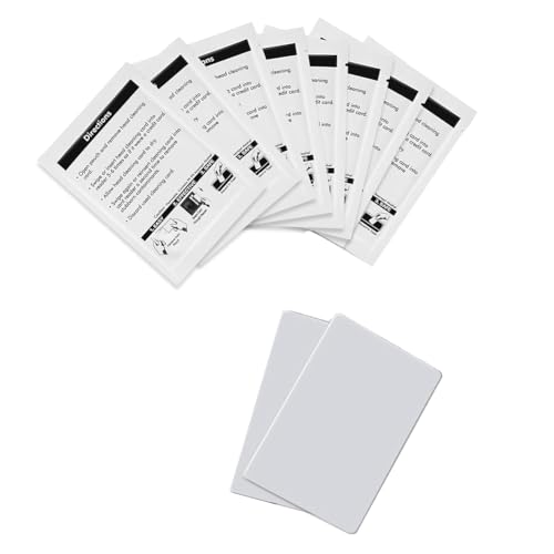 Hermosiey Etikettendrucker Reinigungskarte für Label Writer Etikettendrucker 10er Pack Ersatzteile Zubehör von Hermosiey