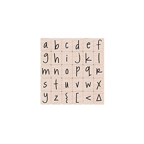Hero Arts Kleinbuchstaben Alphabet Happy Woodblock Stempel Set von Hero Arts