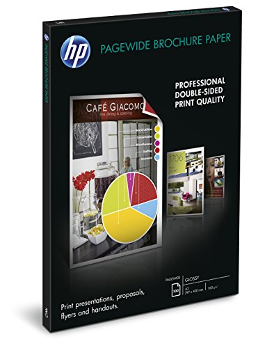 HP PageWide A3 Broschüren Druckerpapier (100 Blatt, DIN A3, Glossy) von Hewlett Packard