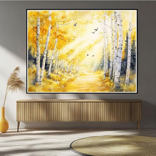 Diamond Painting Herbst Diamond Painting Kinder Vogel Diamant Bilder, 5D DIY Diamant Kunst Malerei Mosaik Bastelset Erwachsene Kreuzstich Stickerei Set Deko Wohnzimme, Geschenke 30x50cm B-122 von Hewuiwea