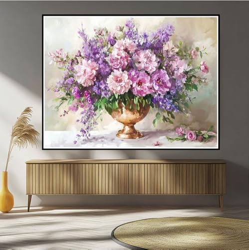 Hewuiwea Diamond Painting Blume Diamond Painting Kinder Traum Diamant Bilder, 5D DIY Diamant Kunst Malerei Mosaik Bastelset Erwachsene Kreuzstich Stickerei Set Deko Wohnzimme, Geschenke 40x50cm B-476 von Hewuiwea