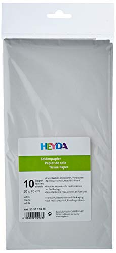 10X Heyda Seidenpapier 50x70cm 10er weiß von Heyda