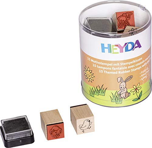 Heyda Heyda 204888484 Heyda 204888484 Stempel-Dose (Frühling) Motivgröße: ca. 1,5 x 1,5 cm von Heyda