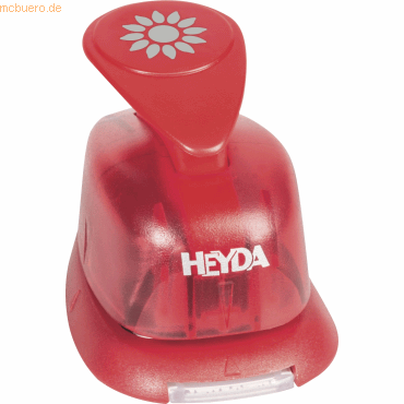 Heyda Motivstanzer für Karton bis 220g/qm Sonnenblume klein 15x15mm von Heyda