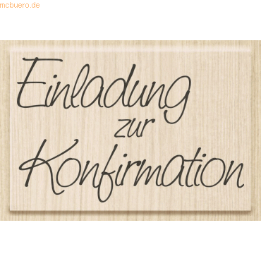 Heyda Motivstempel 'Wir feiern Kommunion' 1,4x11cm von Heyda