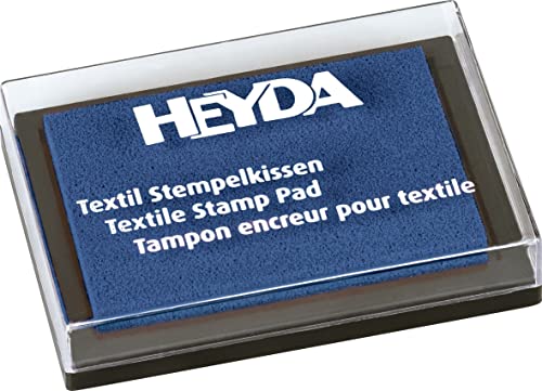 Heyda Stempelkissen Textil dunkelblau von Heyda