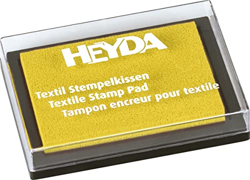 Heyda Stempelkissen Textil gelb von Heyda