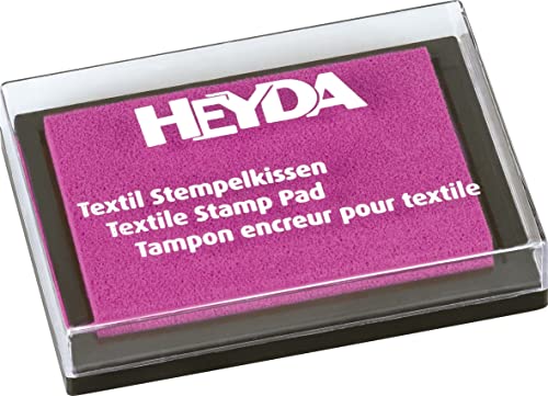 Heyda Stempelkissen Textil pink von Heyda