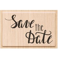 Holzstempel "Save the Date" von Heyda