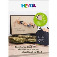 Naturkarton Block - DIN A4 von Heyda