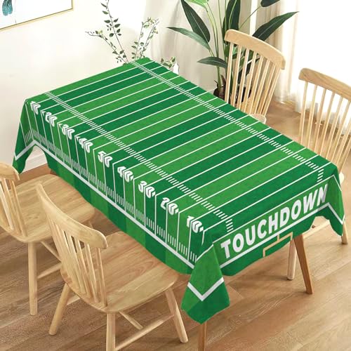 Heyfary American Football Tischdecke Touchdown Kid Game Day Sport Geburtstag Party Dekoration Zuhause Küche Esszimmer Tischdecke Dekor-152 x 213 cm von Heyfary