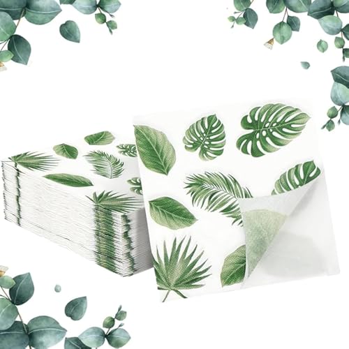 40 Pcs Ervietten Alles Gute Zum Geburtstag Eukalyptus servietten Salbeigrün Servietten Kommunion Eukalyptus Geburtstagsdeko Servietten Hochzeitsserviette für Hochzeiten, Tischdekorationen von HhBdy