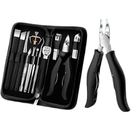 Maniküre Set Nagelknipser-Kit Nagelknipser-Set for Männer, Pediküre-Werkzeug for zu Hause, Paronychie, tragbares Maniküre-Messer, hochwertige Schere, abgestorbene Haut, Pediküre-Werkzeug Maniküre-Set von Hhmmei2024-23