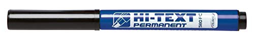 Hi-Text 580 Permanent Packung 25 Marker, Keilspitze, blau permanent von Hi-Text