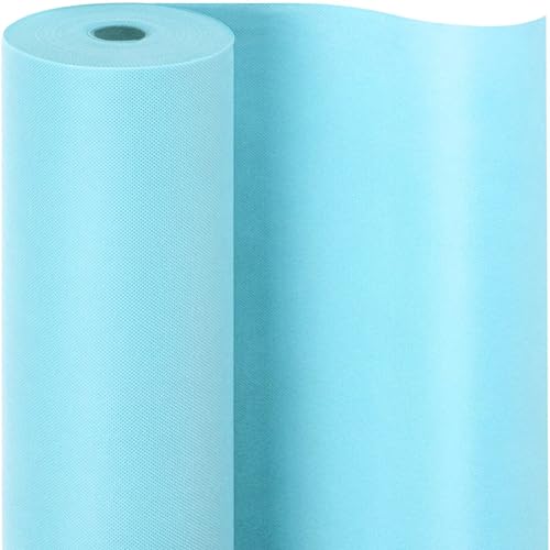 Tischdeckenrolle,Hellblau,0.8 x 25m,1 Rolle Tischdecke,Einweg Vlies Stoffähnlich,ideal für Jede Party,Hochzeit,Geburtstagsfeier,Gastronomie,Größe und Farbe nach Wahl von HiBeauty PRO