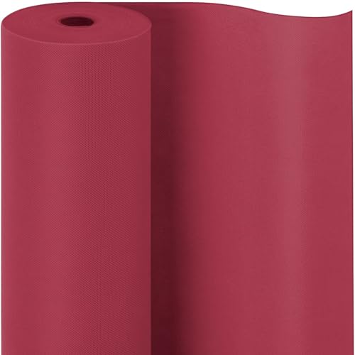 Tischdeckenrolle,Jujube rot,0.3 × 25m,1 Rolle Tischdecke,Einweg Vlies Stoffähnlich,ideal für Jede Party,Hochzeit,Geburtstagsfeier,Gastronomie,Größe und Farbe nach Wahl von HiBeauty PRO