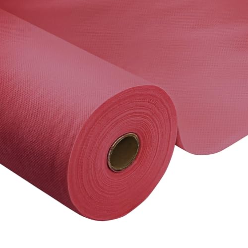 Tischdeckenrolle,Jujube rot,0.8 × 25m,1 Rolle Tischdecke,Einweg Vlies Stoffähnlich,ideal für Jede Party,Hochzeit,Geburtstagsfeier,Gastronomie,Größe und Farbe nach Wahl von HiBeauty PRO