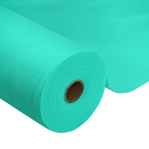 Tischdeckenrolle,Türkis,1.18 x 25m,1 Rolle Tischdecke,Einweg Vlies Stoffähnlich,ideal für Jede Party,Hochzeit,Geburtstagsfeier,Gastronomie,Größe und Farbe nach Wahl von HiBeauty PRO