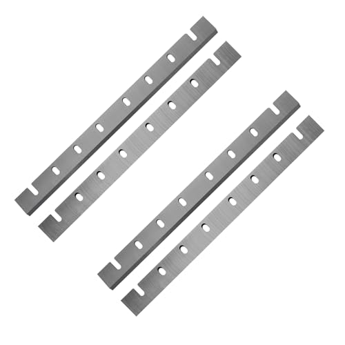 31,8 cm Hobelmesser HSS für DW733 Hobelhobel DW7332, Ersatzdickenhobelmesser, Holzbearbeitungswerkzeuge, 31,8 x 3,8 x 0,3 cm, 4 Stück von Hiizug