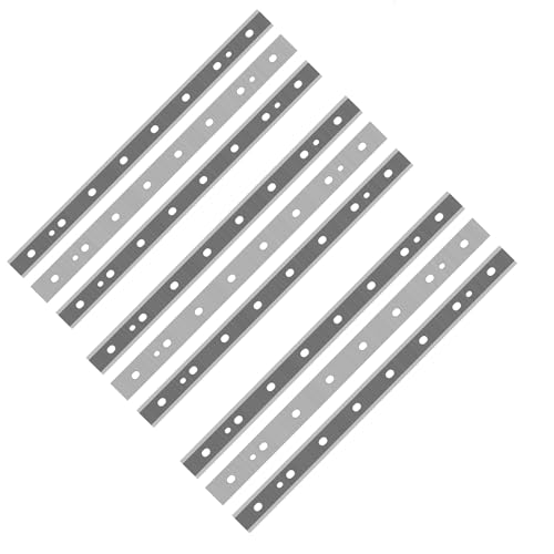 Hobelmesser HSS für DeWalt DW735 DW735X Hobelmesser DW7352 Ersatzklingen, 33,8 cm × 7/8 Zoll × 1/16 Zoll, 9 Stück von Hiizug