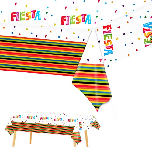 52 x 86 Zoll Mexikanischer Tischläufer Tischläufer Bunt Mexikanische Partydekorationen Mexikanische Tischdecke für Mexikanischen Karneval, Partys, Hochzeiten, Picknicks im Freien Verwendet Werden von Hileyu