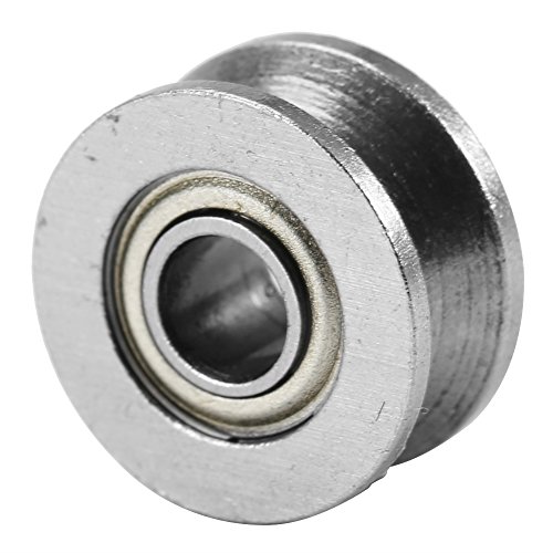 10 stücke V624ZZ V Nut Kugellager Kohlenstoffstahl Riemenscheibe Für Schienenstrang Linear Systeme 4 * 13 * 6mm von Hilitand