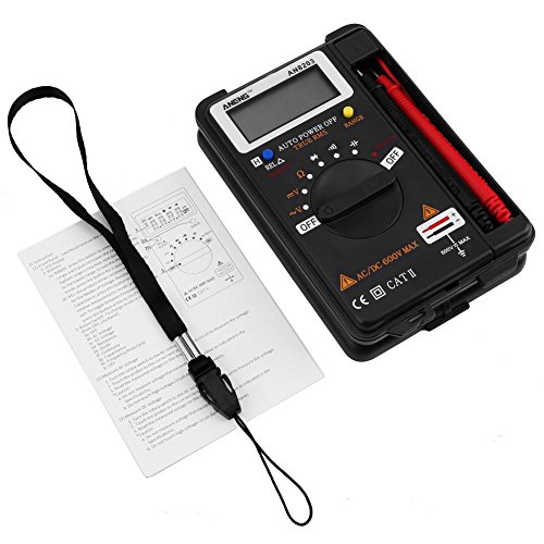 ANENG AN8203 Digitales Multimeter mit Autoranging AC/DC, Voltmeter, Ohm-Messer, LCD-Display, 4000 Counts von Hilitand