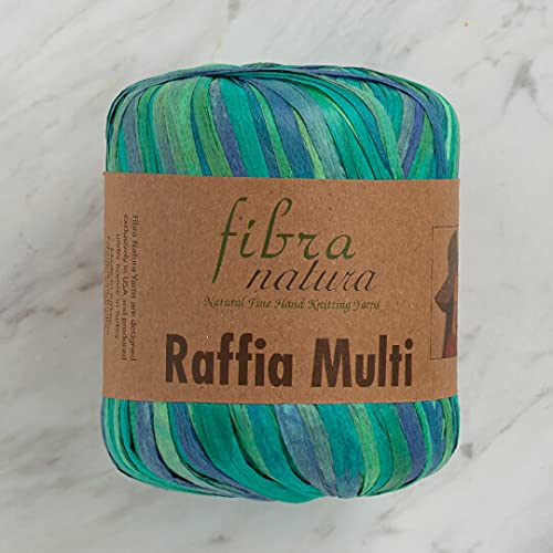 Fibra Natura Bast-Papiergarn 1 Strang 35g 80m 100% Zellstoff Rayon Garn mit schönen Pastellfarben -5 von Himalaya Yarn