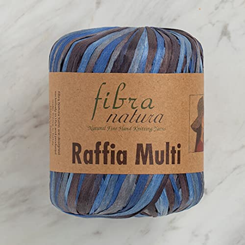 Fibra Natura Bast-Papiergarn 1 Strang 35g 80m 100% Zellstoff Rayon Garn mit schönen Pastellfarben -7 von Himalaya Yarn