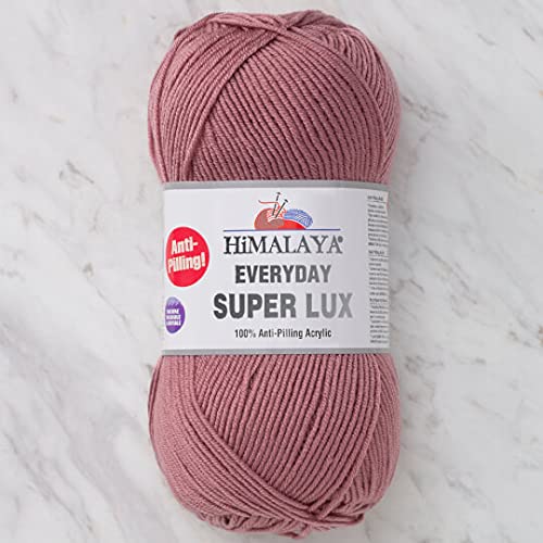 Himalaya Everyday Super Lux 100% Antipilling Acryl Kammgarn Aran Garn 1 Knäuel 100 g 250 m, Garngewicht 4 - Medium, Farbe 11 von Himalaya Yarn