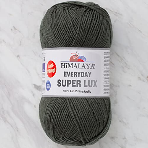 Himalaya Everyday Super Lux 100% Antipilling Acryl Kammgarn Aran Garn 1 Knäuel 100 g 250 m, Garngewicht 4 - Medium, Farbe 18 von Himalaya Yarn