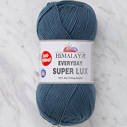 Himalaya Everyday Super Lux 100% Antipilling Acryl Kammgarn Aran Garn 1 Knäuel 100 g 250 m, Garngewicht 4 - Medium, Farbe 21 von Himalaya Yarn