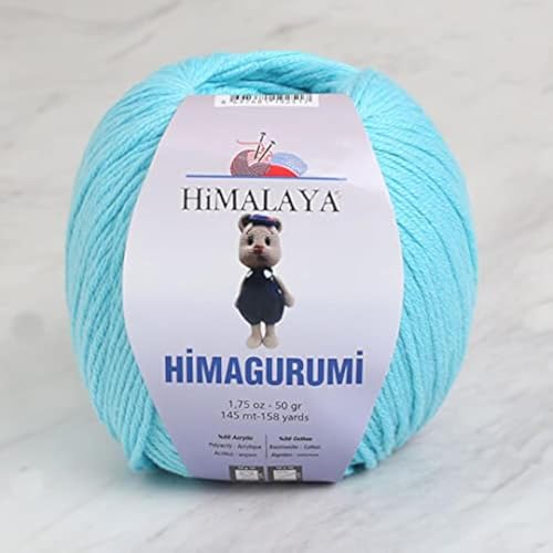 Himalaya Himagurumi Amigurumi-Garn, 50 % Baumwolle, 50 % Acryl, 1 Knäuel, 50 g, 145 m, Garngewicht 4 M, Farbe 51 von Himalaya Yarn