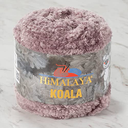 Himalaya Koala Chenille 1 Strang 100g 100m 100% Micro Polyester Bulky Chunky Garn, Garngewicht 5, Farbe 8 von Himalaya Yarn