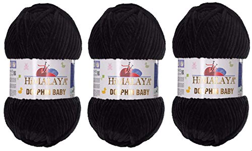 3 Knäuel Himalaya Delphin Baby Garn 395 Yards 3x100g Super Bulky Baby Blanket Garn (80311) von Himalaya Yarns