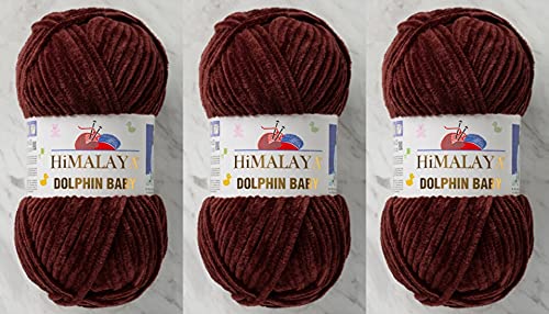 3 Knäuel Himalaya Delphin Baby Garn 395 Yards 3x100g Super Bulky Baby Blanket Garn (80336) von Himalaya Yarns